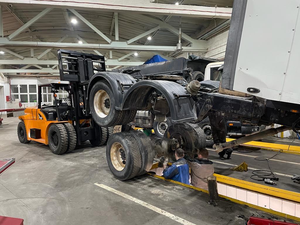 Рабочий процесс ремонта техники